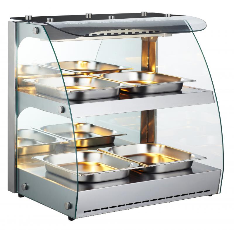 100 L Double-Shelf Full Service Heated Display Case 1 100 L Double-Shelf Full Service Heated Display Case